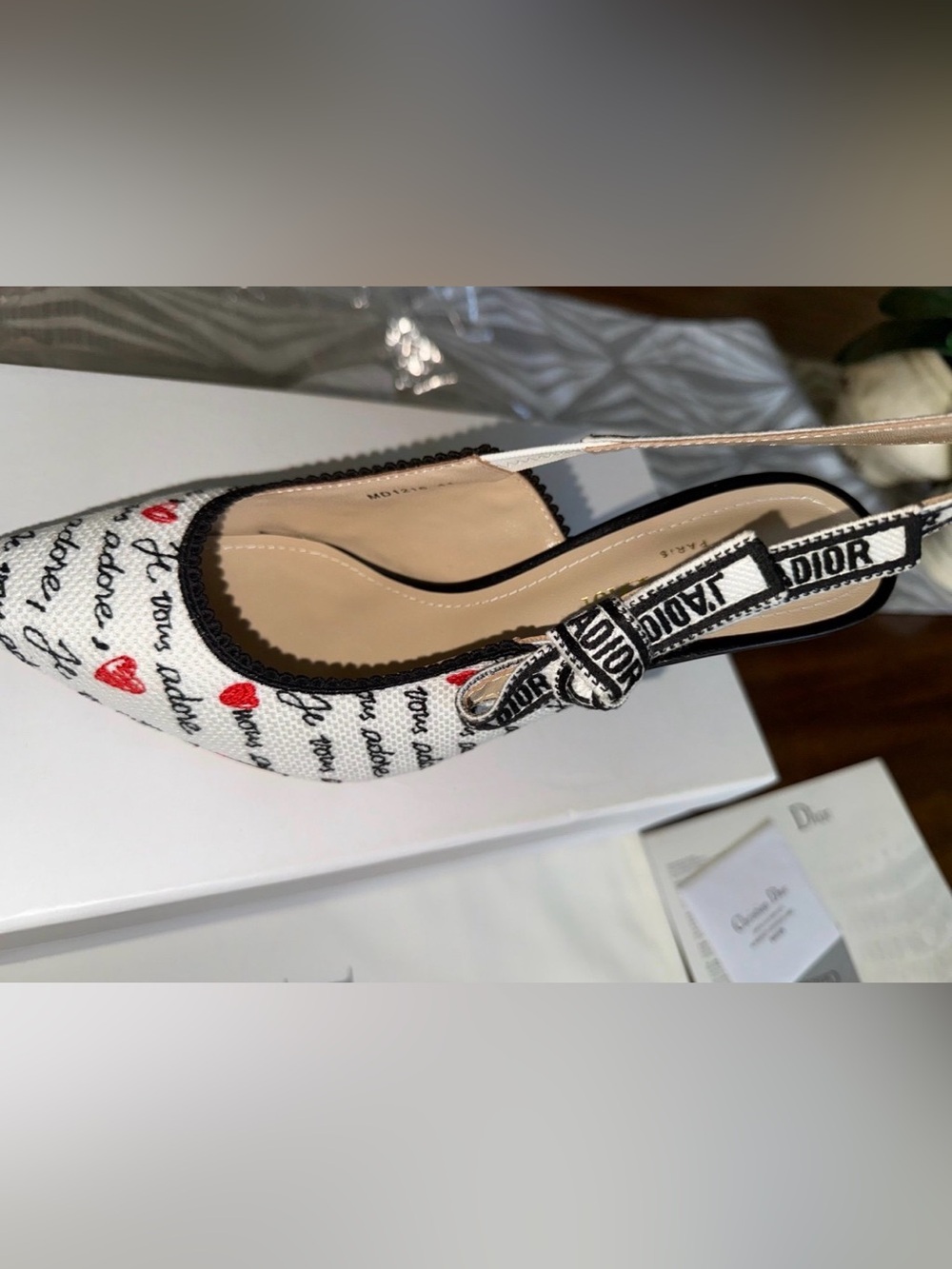 Dior Canvas Slingback Pumps - Picture 2 of 6
